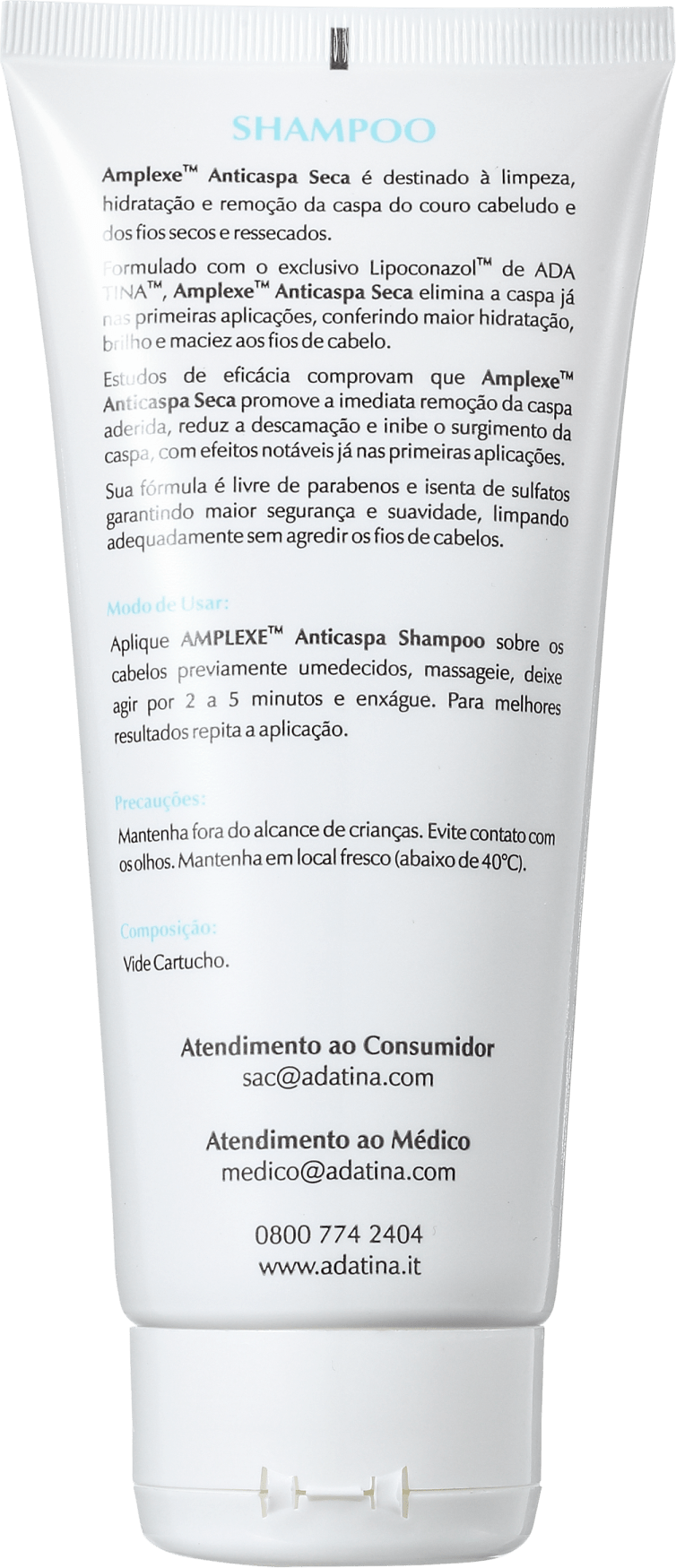 Ada Tina Amplexe Anticaspa Seca - Shampoo 200ml