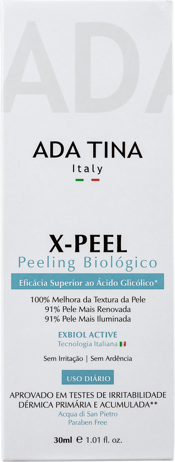 Ada Tina X Peel Peeling Biológico - Tratamento Facial 30ml