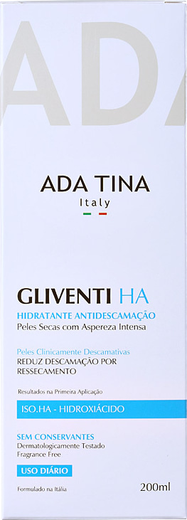 Ada Tina Gliventi HA - Creme Hidratante Antidescamação 200ml
