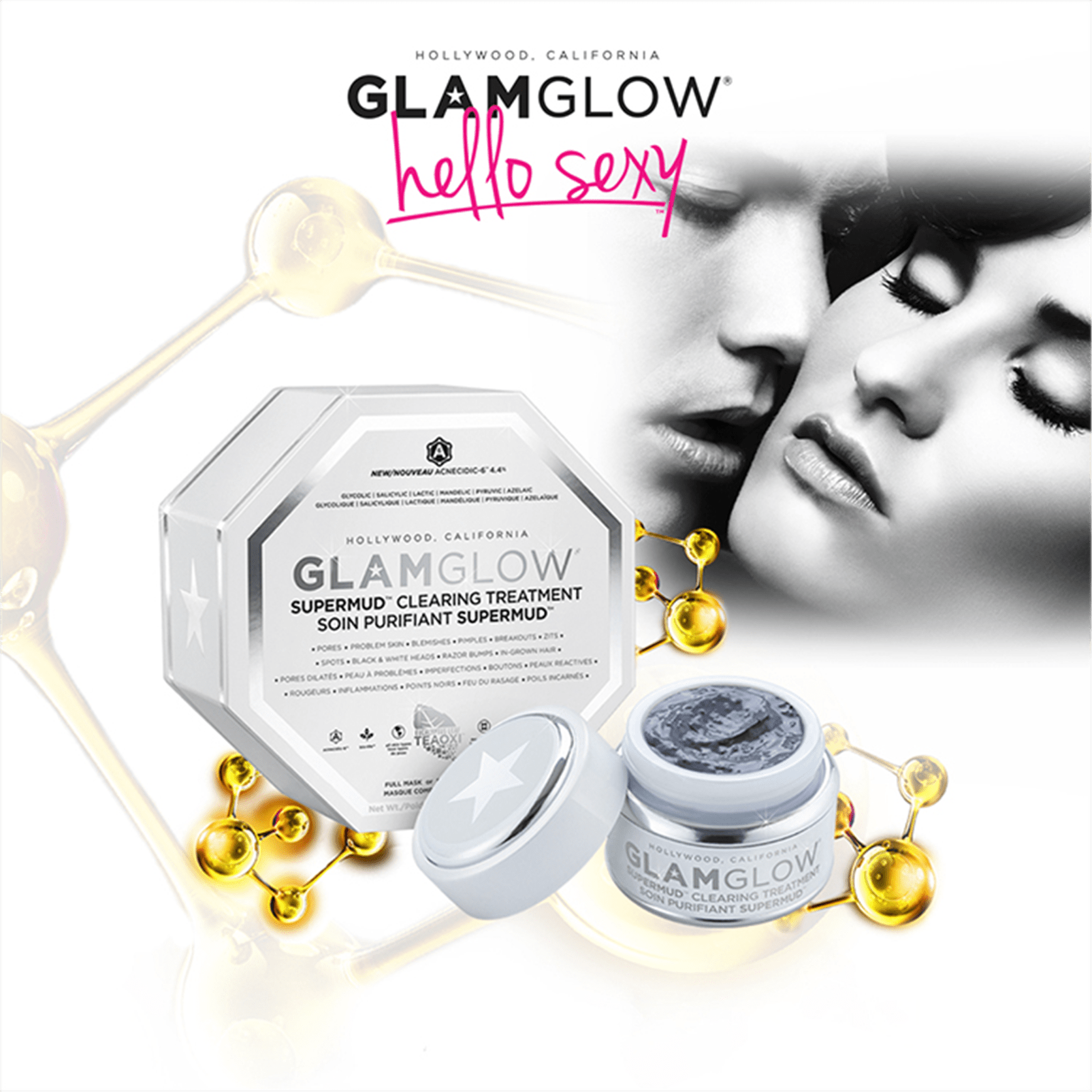 GlamGlow Supermud - Máscara Clareadora 34g