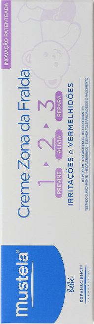 Mustela Bébé Creme Vitaminado Preventivo 123 - Creme para Assaduras 55g