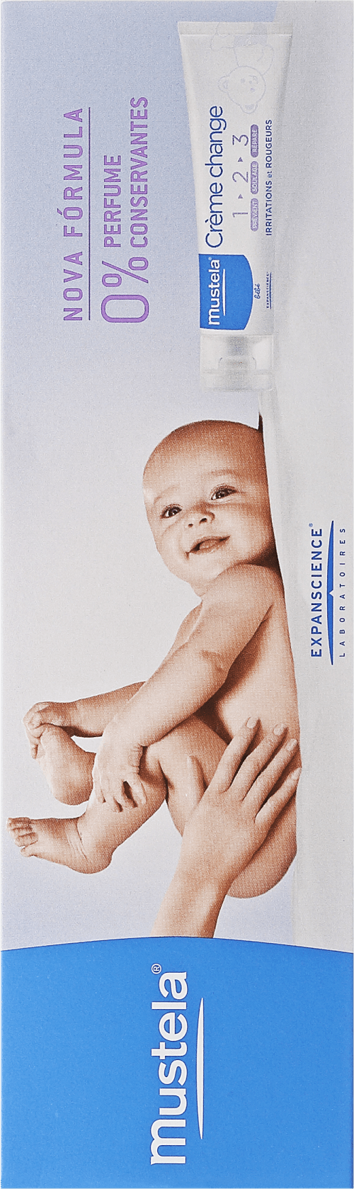 Mustela Bébé Creme Vitaminado Preventivo 123 - Creme para Assaduras 110g