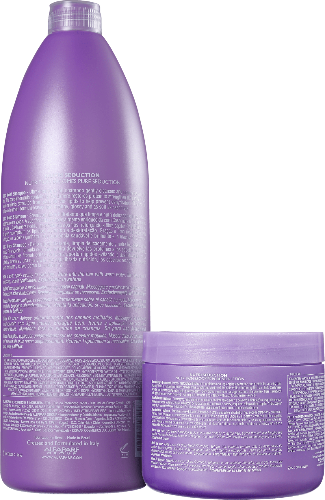 Alfaparf Nutri Seduction Ultra Moist Duo Salon Kit (2 Produtos)