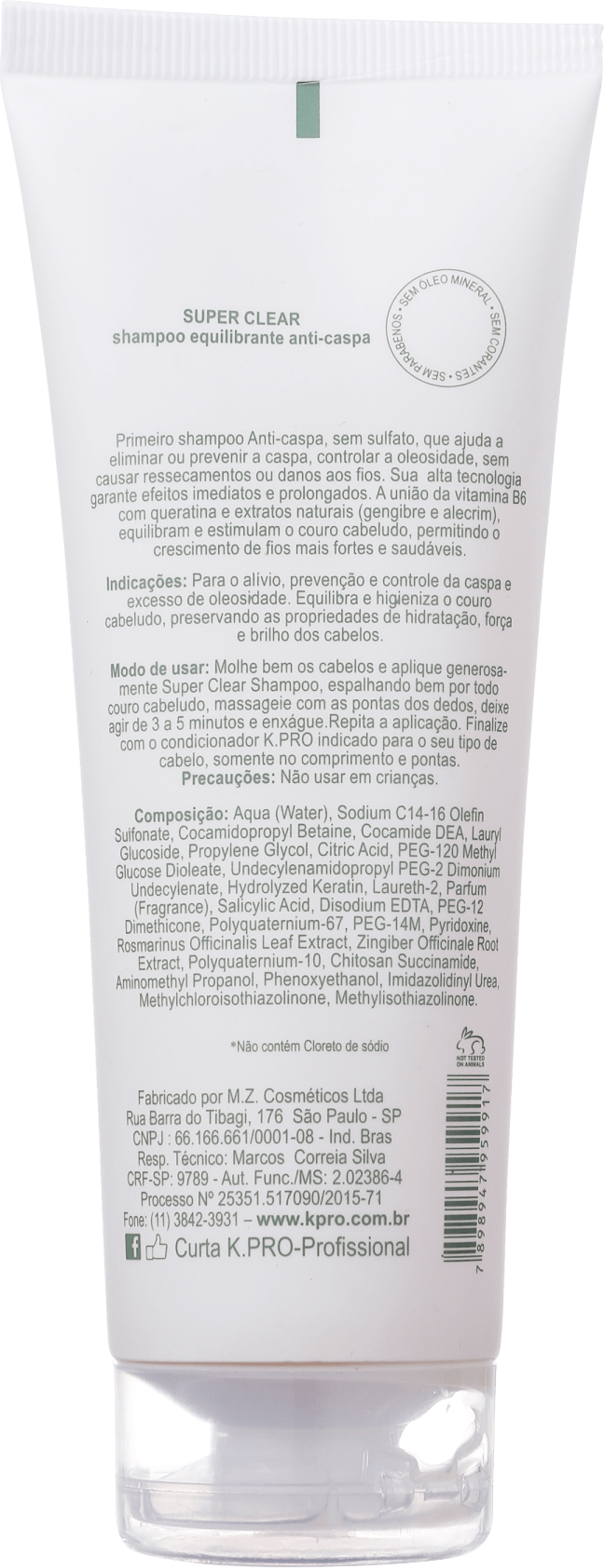 K.Pro Super Clear Anti-Caspa - Shampoo 240ml