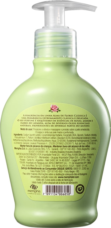 Alma de Flores Finíssimas Essências - Sabonete Líquido 275ml
