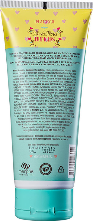 Alma de Flores Princess Iluminadora - Loção Hidratante Corporal 200ml