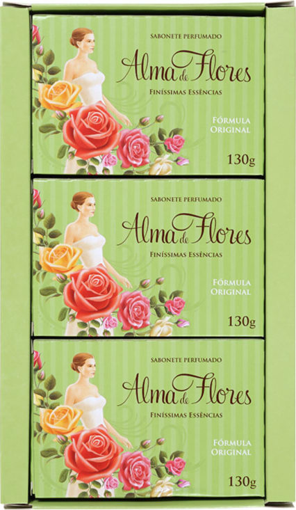 Kit Alma de Flores Finíssimas Essências - Sabonetes em Barra 3x130g