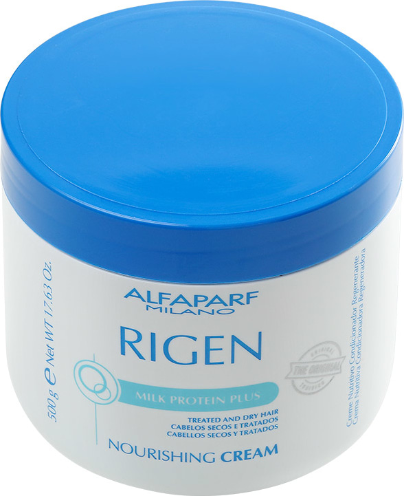 Alfaparf Rigen Milk Protein Plus Nourishing Cream - Máscara de Tratamento 500g