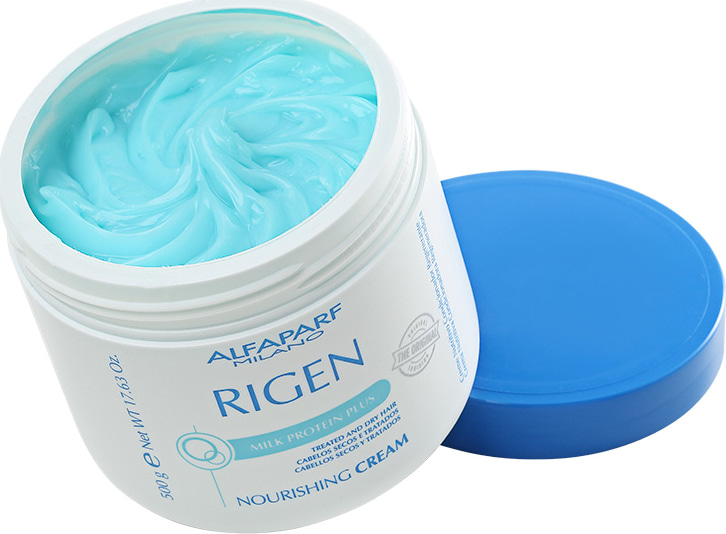 Alfaparf Rigen Milk Protein Plus Nourishing Cream - Máscara de Tratamento 500g
