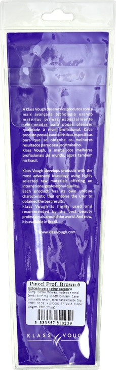 Klass Vough Brown Line 6 - Pincel Leque