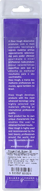 Klass Vough Brown Line 32 - Pincel para Sobrancelha