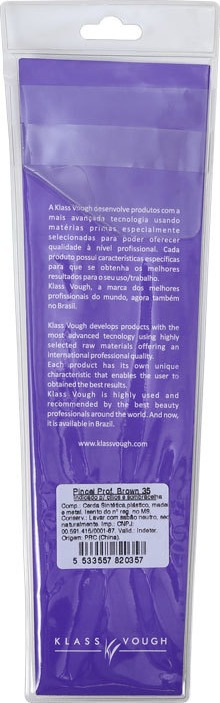Klass Vough Brown Line 35 - Pincel para Cílios e Sobrancelha