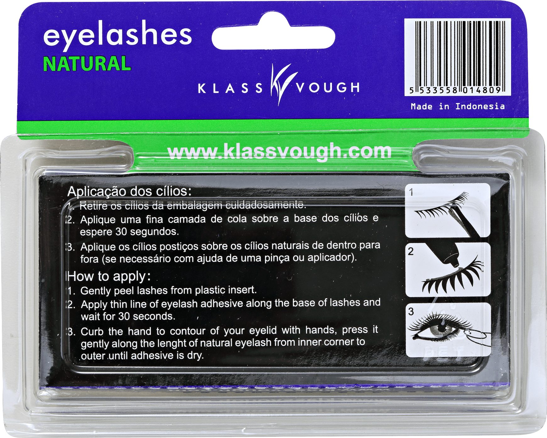 Klass Vough Natural BMR 1480 - Cílios Postiços