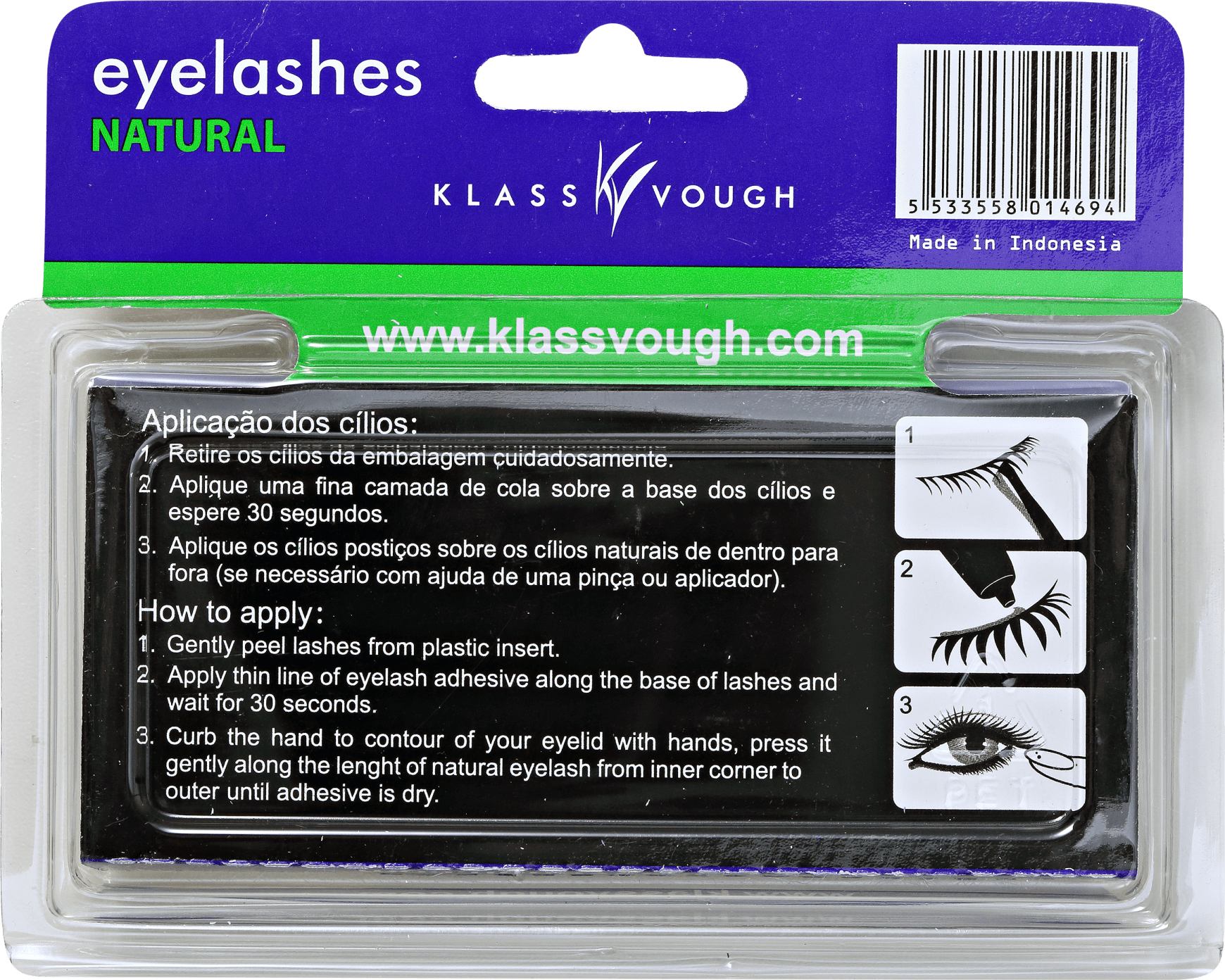 Klass Vough Natural BMR 1469 - Cílios Postiços