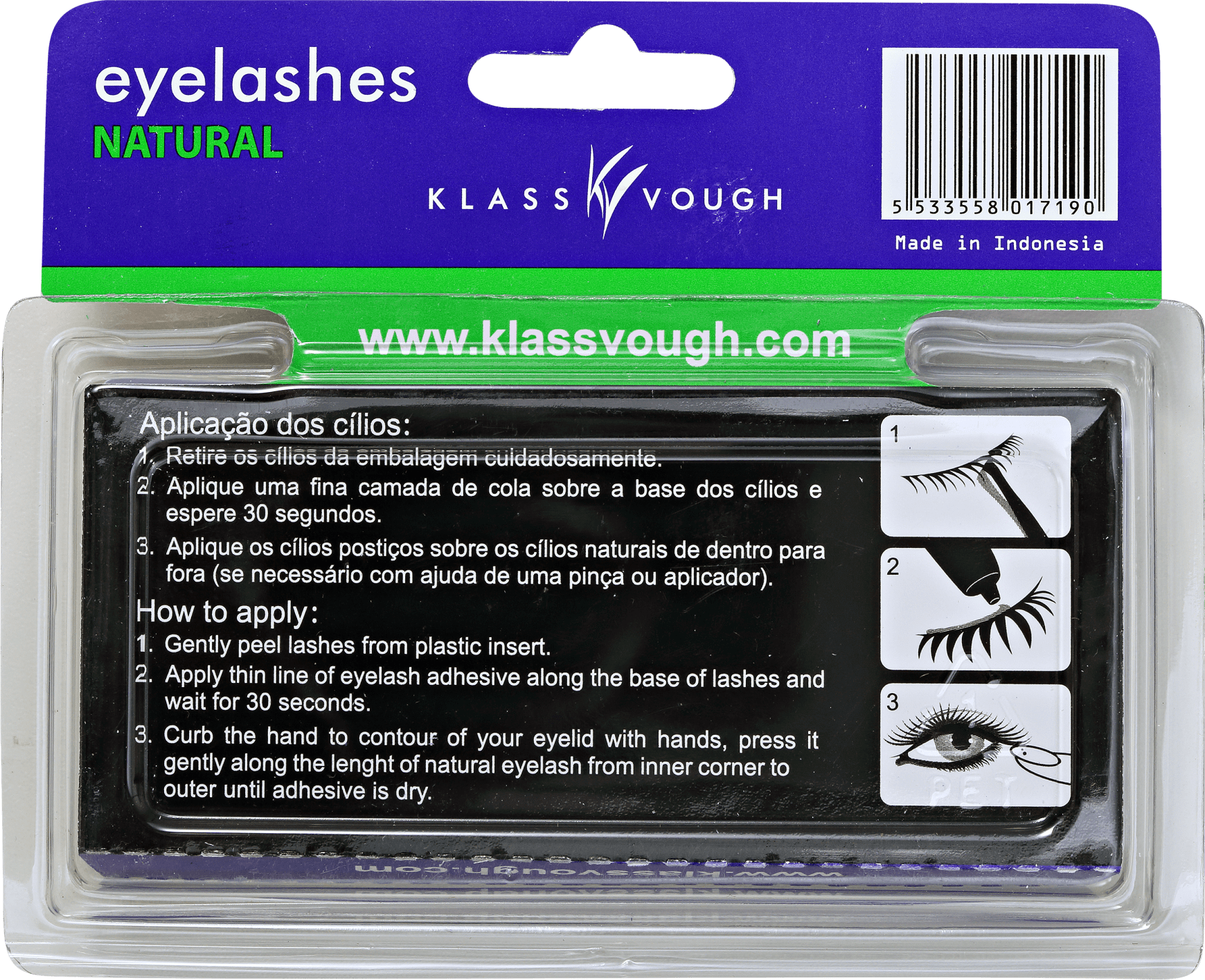 Klass Vough Natural BMR 179 - Cílios Postiços