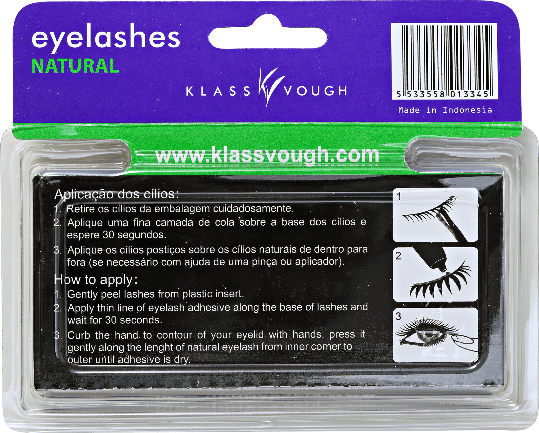 Klass Vough Natural BMR 334 - Cílios Postiços