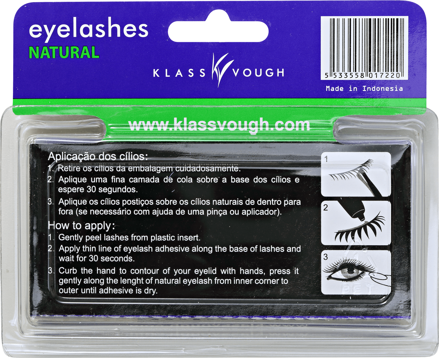 Klass Vough Natural BMR 722 - Cílios Postiços