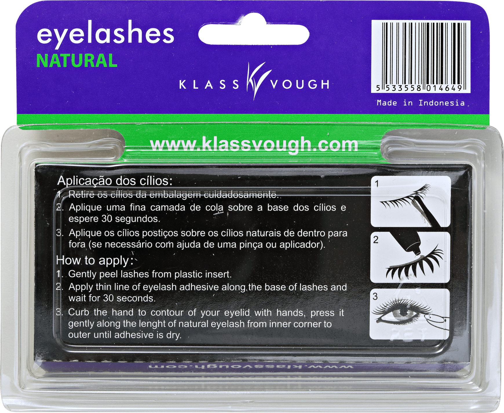 Klass Vough Natural BMR 1464 - Cílios Postiços