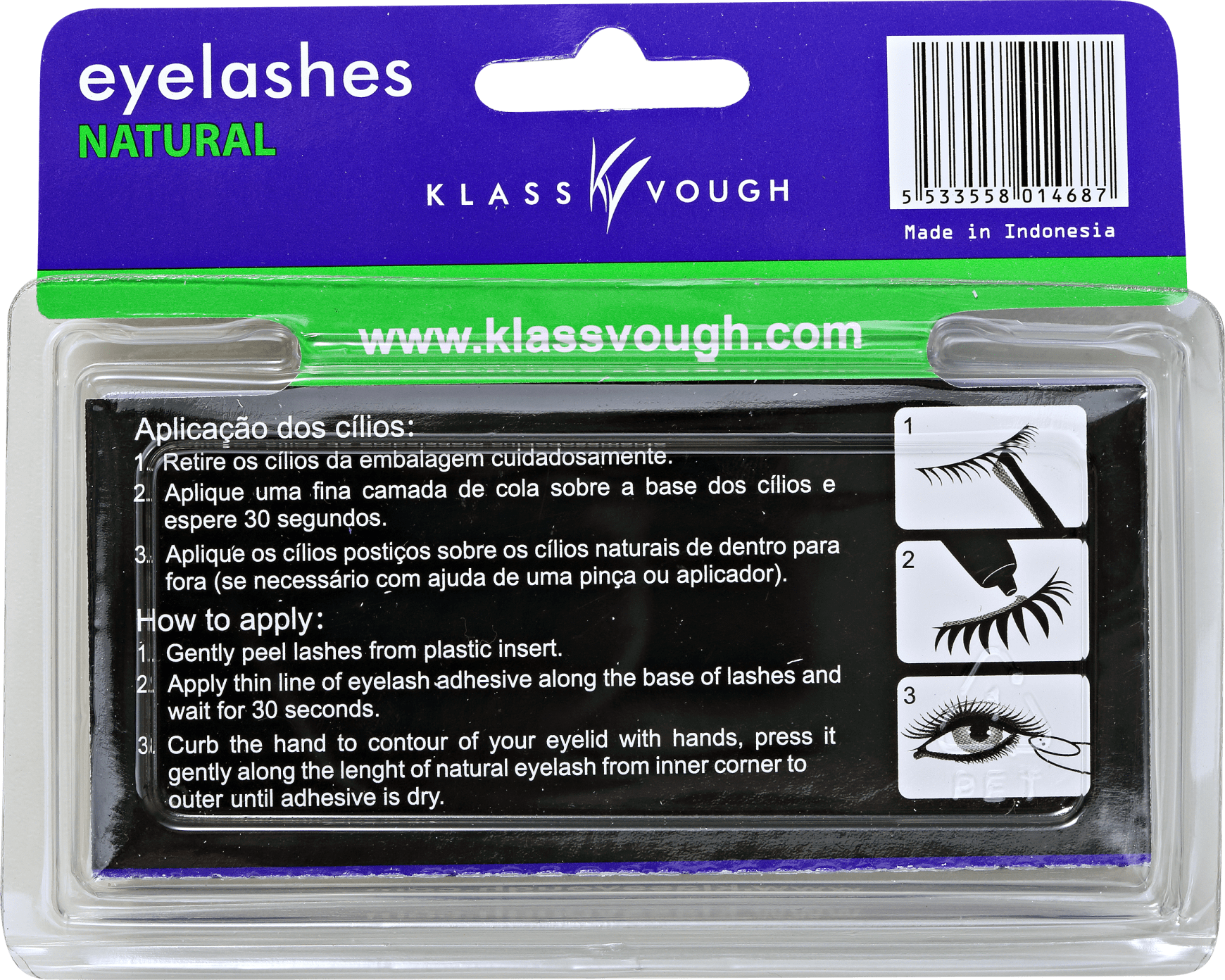 Klass Vough Natural BMR 1468 - Cílios Postiços