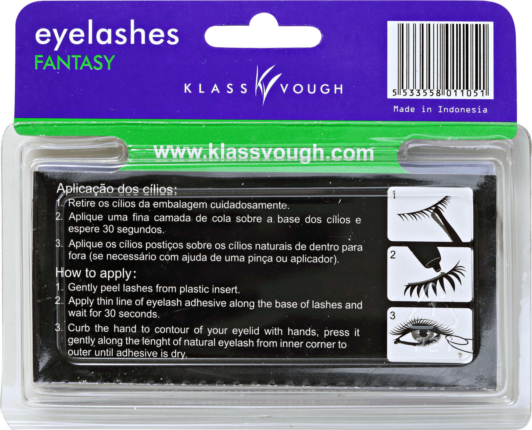 Klass Vough Eyelashes Fantasy BMF 105 - Cílios Postiços