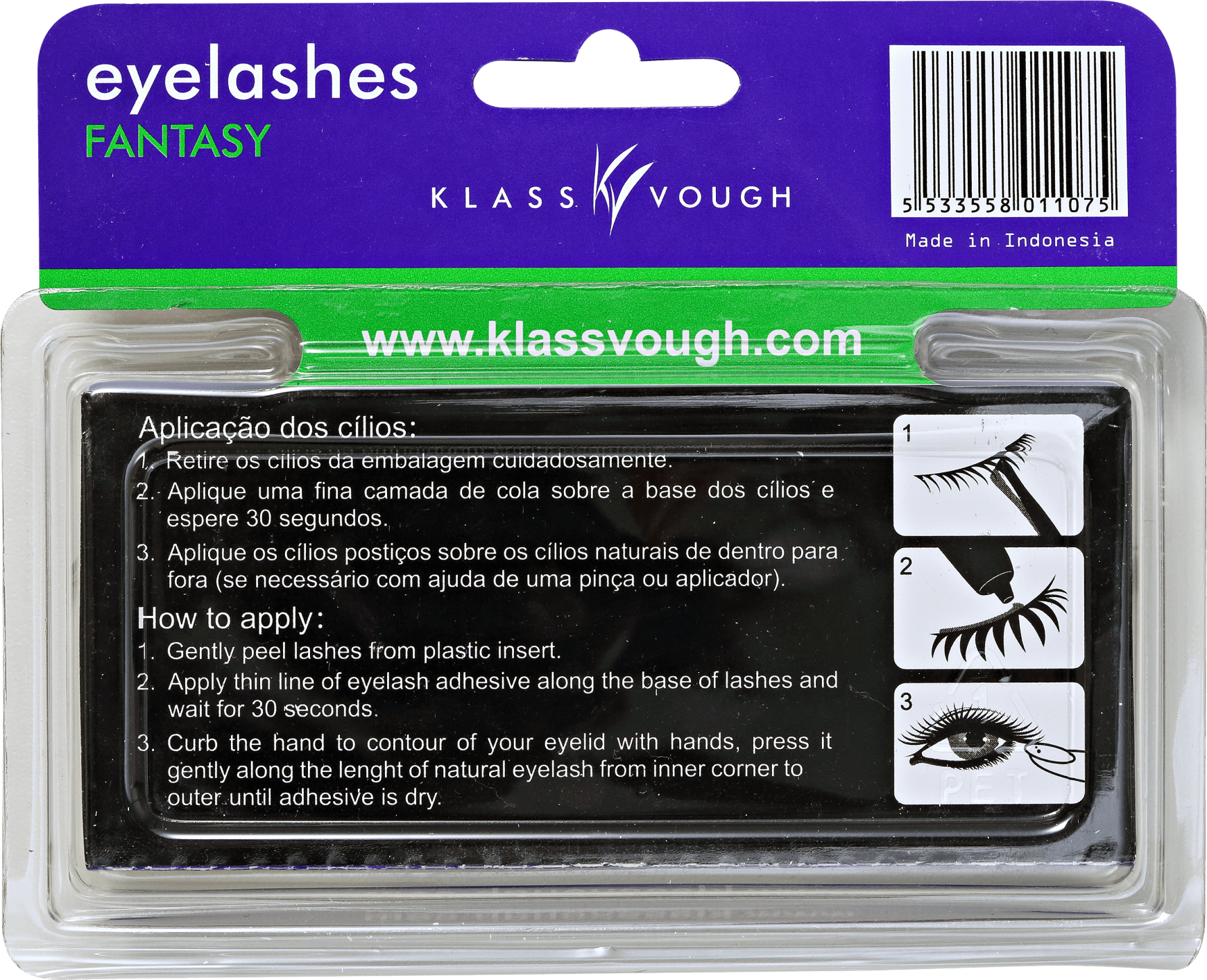 Klass Vough Eyelashes Fantasy BMF 107 - Cílios Postiços