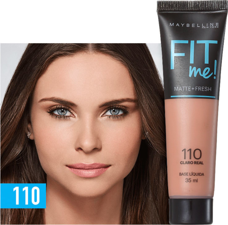 Maybelline Fit Me! Toque Matte + Fresh 110 - Base Líquida 35ml