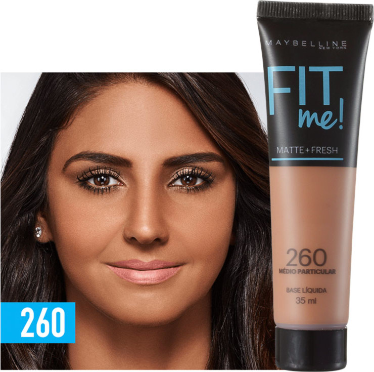 Maybelline Fit Me! Toque Matte + Fresh 260 - Base Líquida 35ml