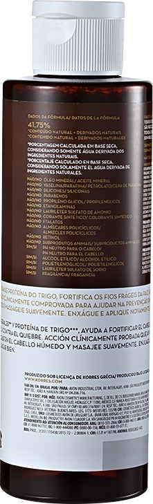 Korres Magnesium & Wheat Protein - Shampoo Tonificante 250ml
