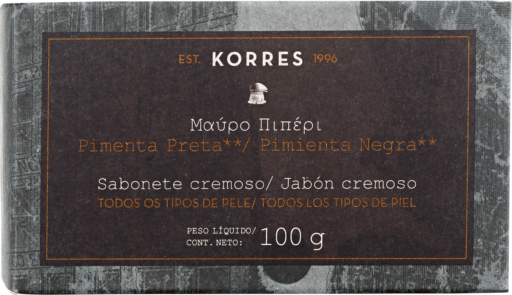 Korres Pimenta Preta - Sabonete em Barra 100g