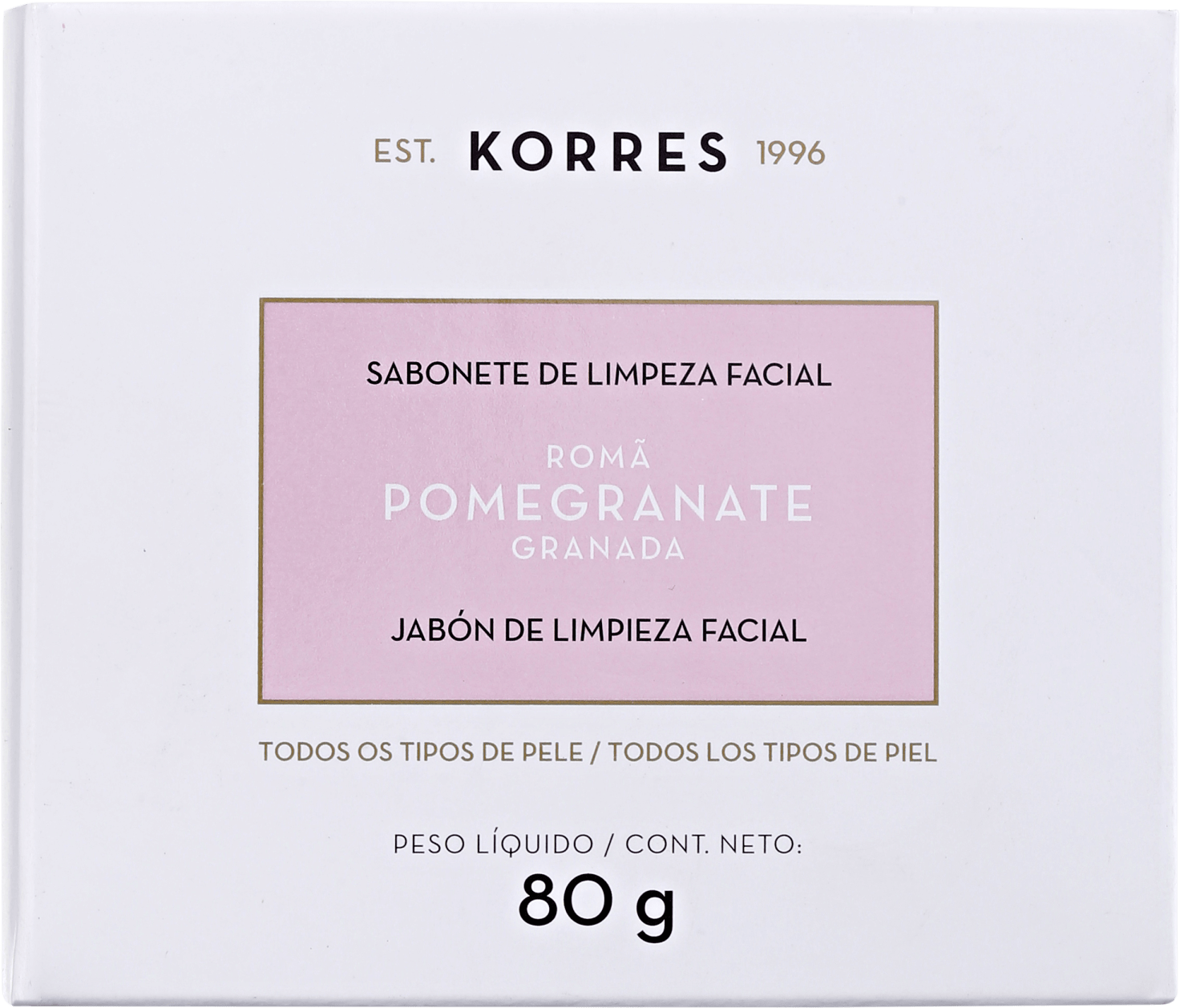 Korres Pomegranate - Sabonete em Barra Facial 80g