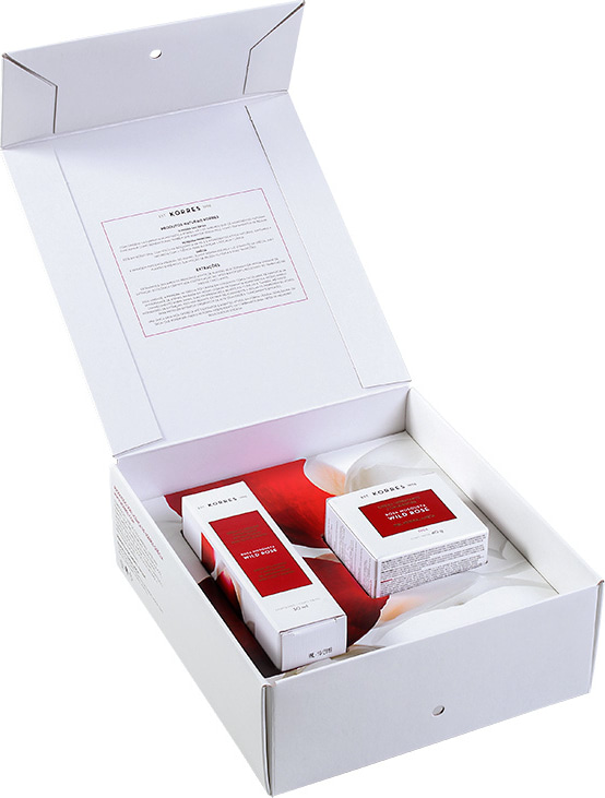 Kit Korres Wild Rose Pele Normal a Seca (2 produtos)