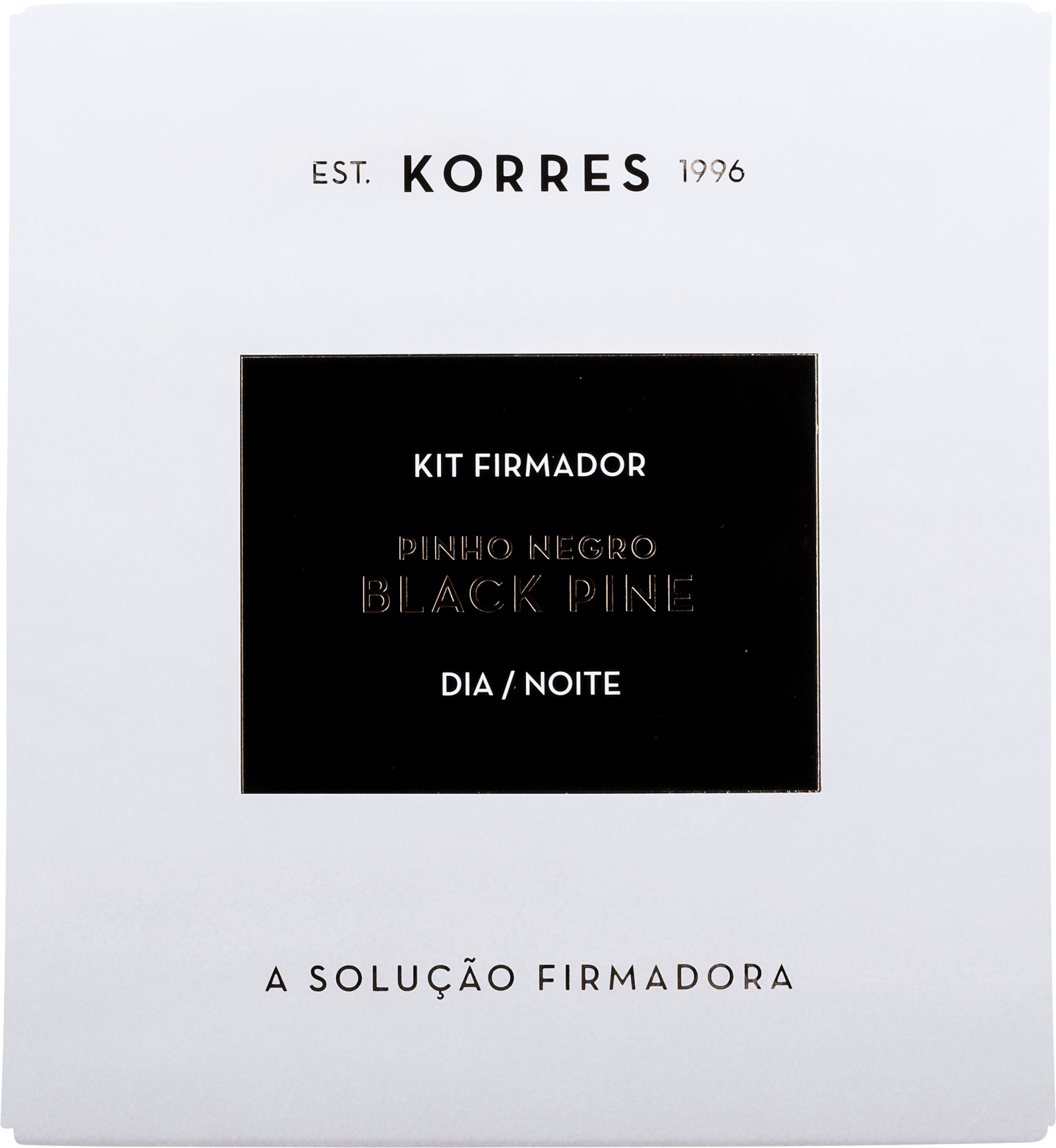 Kit Korres Black Pine Pele Normal a Mista Dia e Noite (2 produtos)
