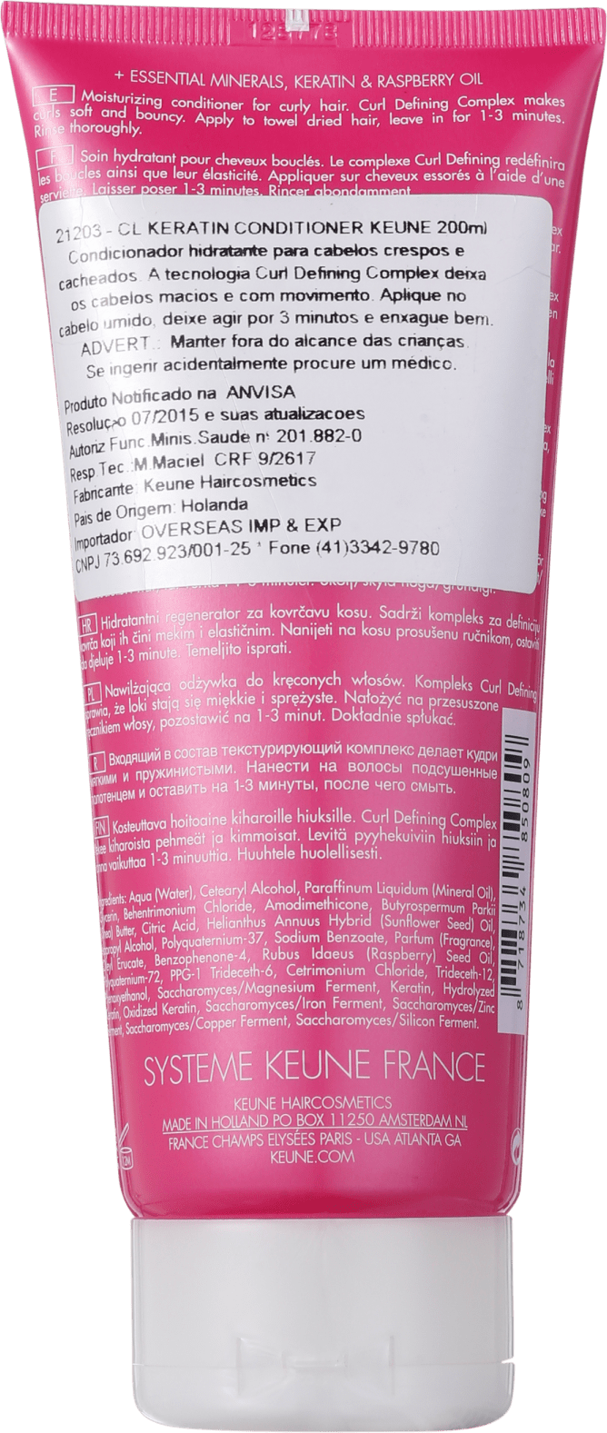 Keune Care Line Keratin Curl Conditioner - Condicionador 200ml