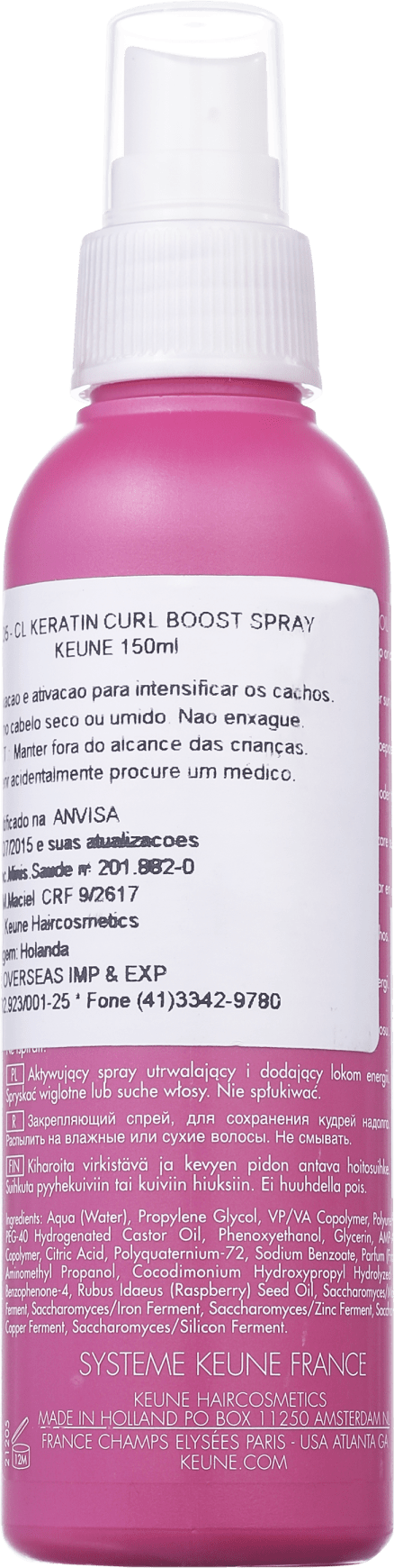 Keune Care Line Keratin Curl Treatment Boost - Spray 150ml