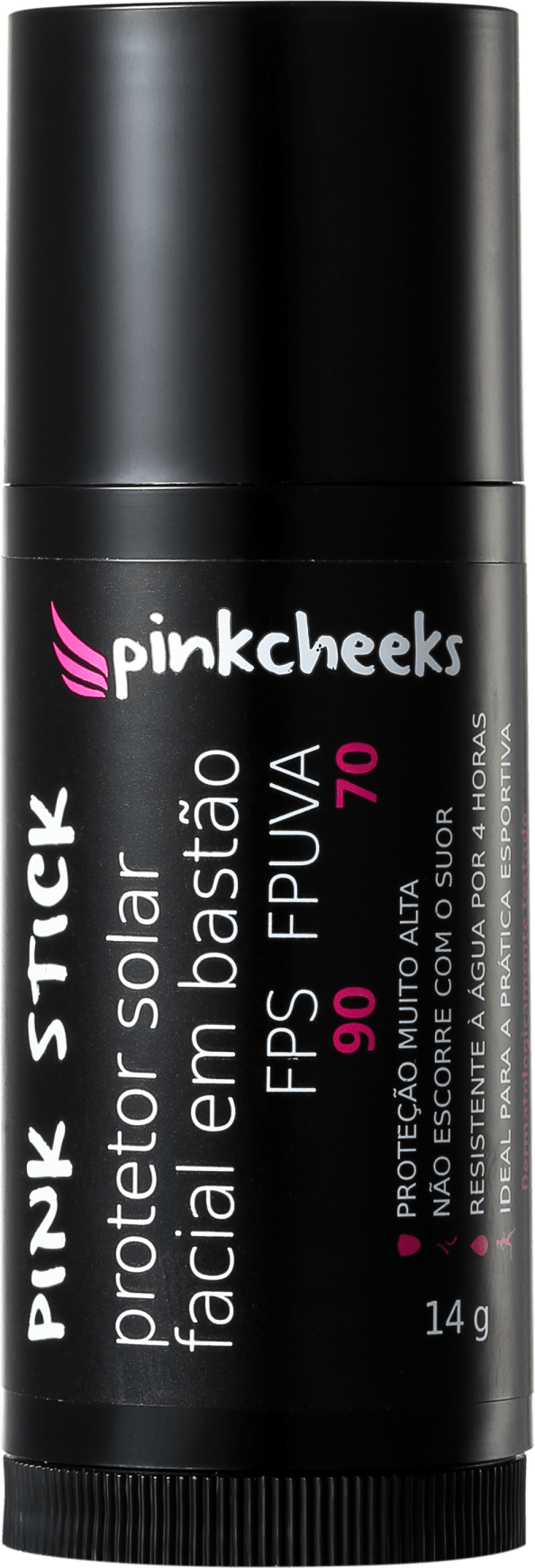Pink Cheeks Pink Stick 15KM FPS 90 - Protetor Solar com Cor 14g