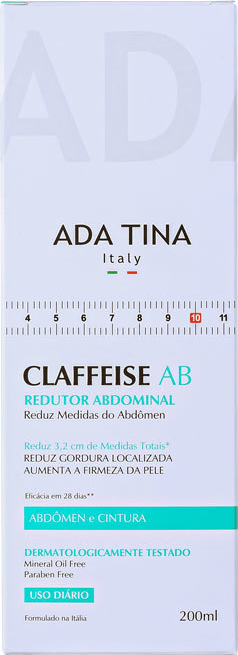 Ada Tina Claffeise AB - Creme Redutor de Medidas 200ml