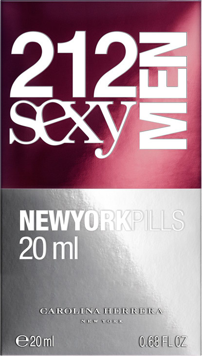 212 Sexy Men Pills Carolina Herrera Eau de Toilette - Perfume Masculino 20ml