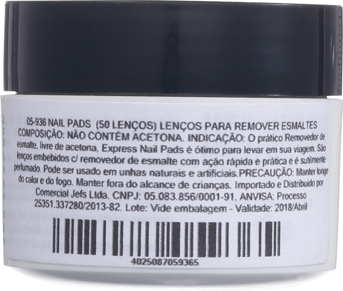 Alessandro International Express Nail Pads - Lenço Removedor de Esmalte (25 unidades)