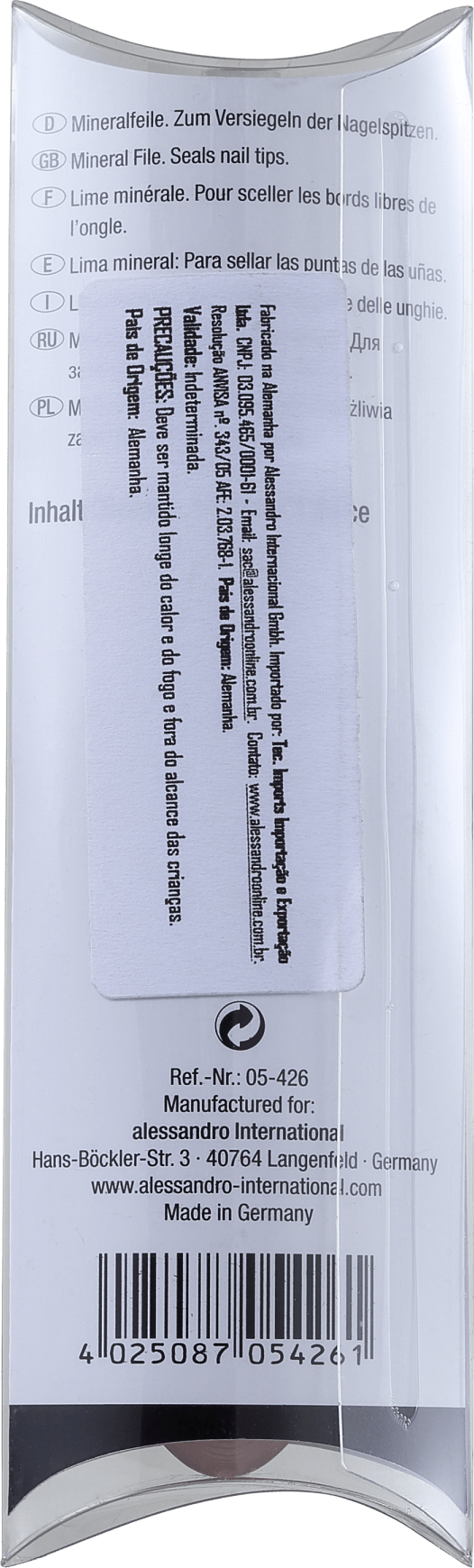 Alessandro International Nail Buffer 100/180 - Lixa de Unha para Polimento