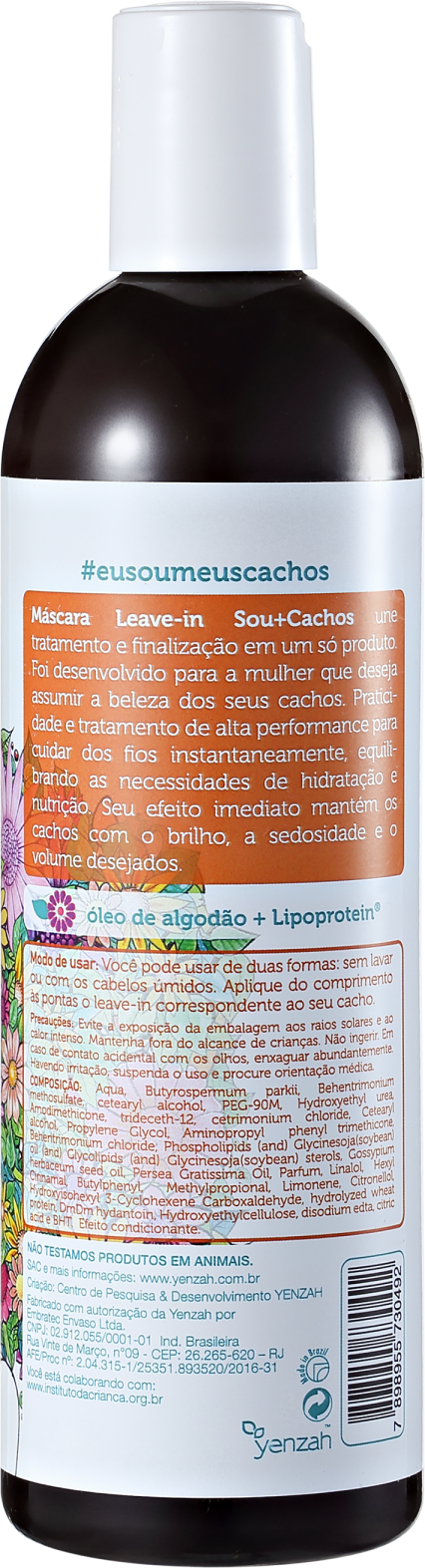 Yenzah Sou + Cachos Forte - Leave-In 365ml