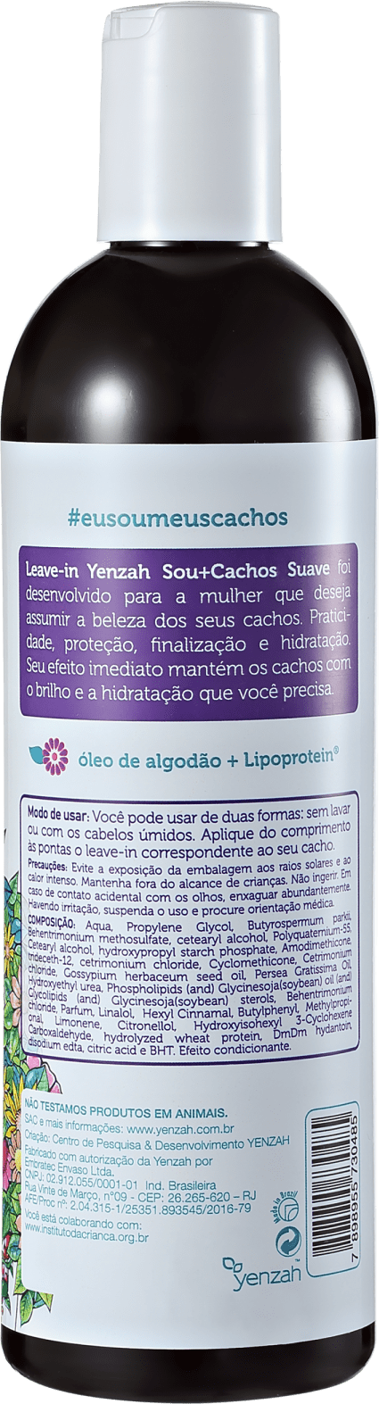 Yenzah Sou + Cachos Suave - Leave-In 365ml