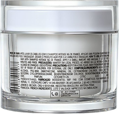 NG de France Intense Hidratação Intensa - Máscara de Tratamento 200g