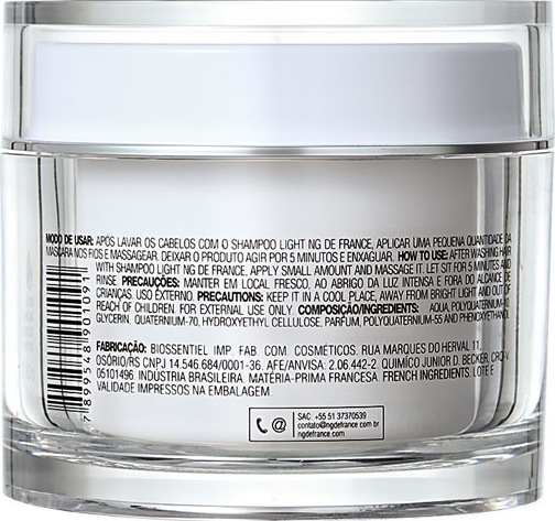NG de France Light - Máscara de Tratamento 200g