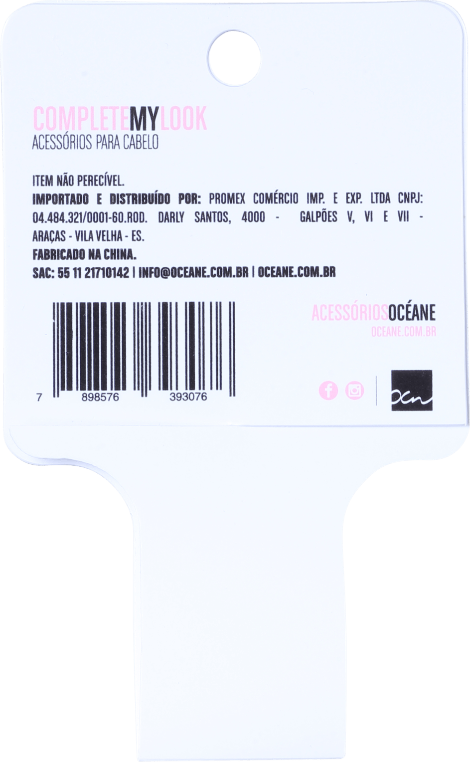 Océane Femme Complete My Look 118 Black - Tiara de Cabelo