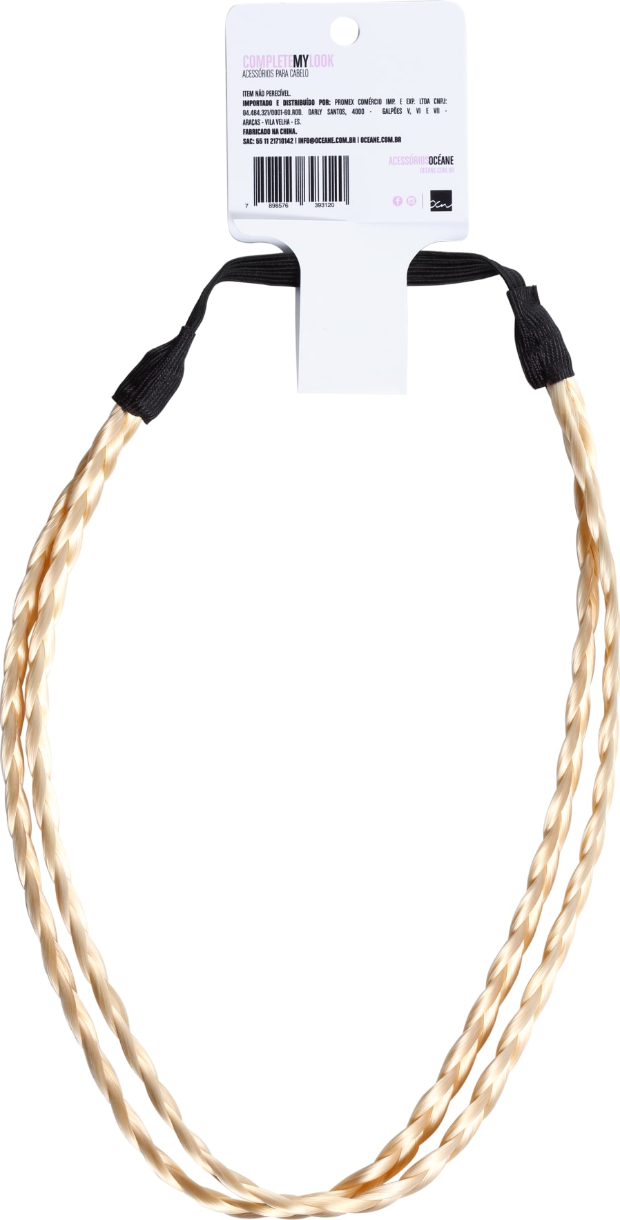 Océane Femme Complete My Look 122 Blond - Faixa de Cabelo Trançada