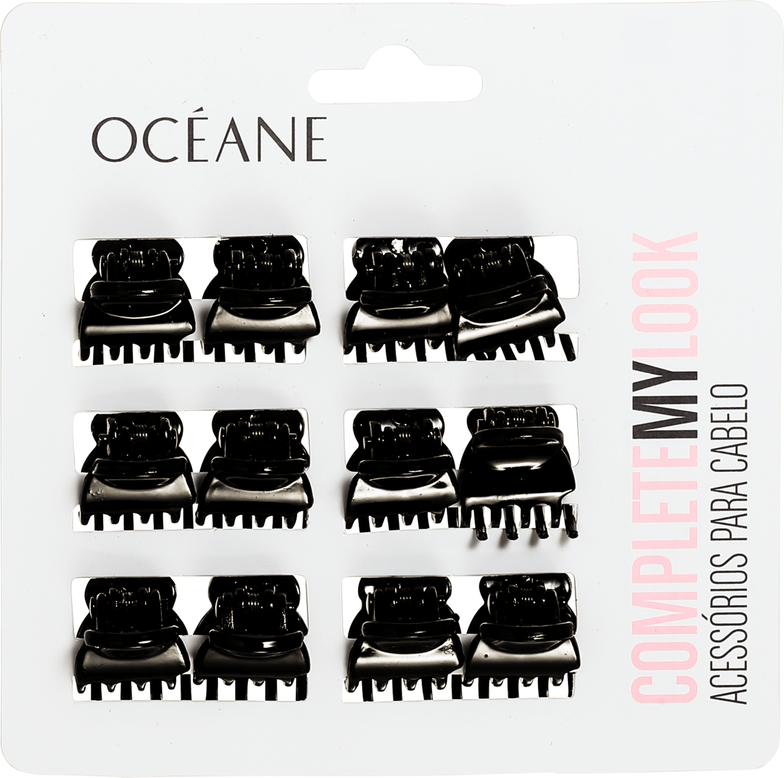 Océane Femme Complete My Look 145 Black - Mini Prendedor de Cabelo 12un