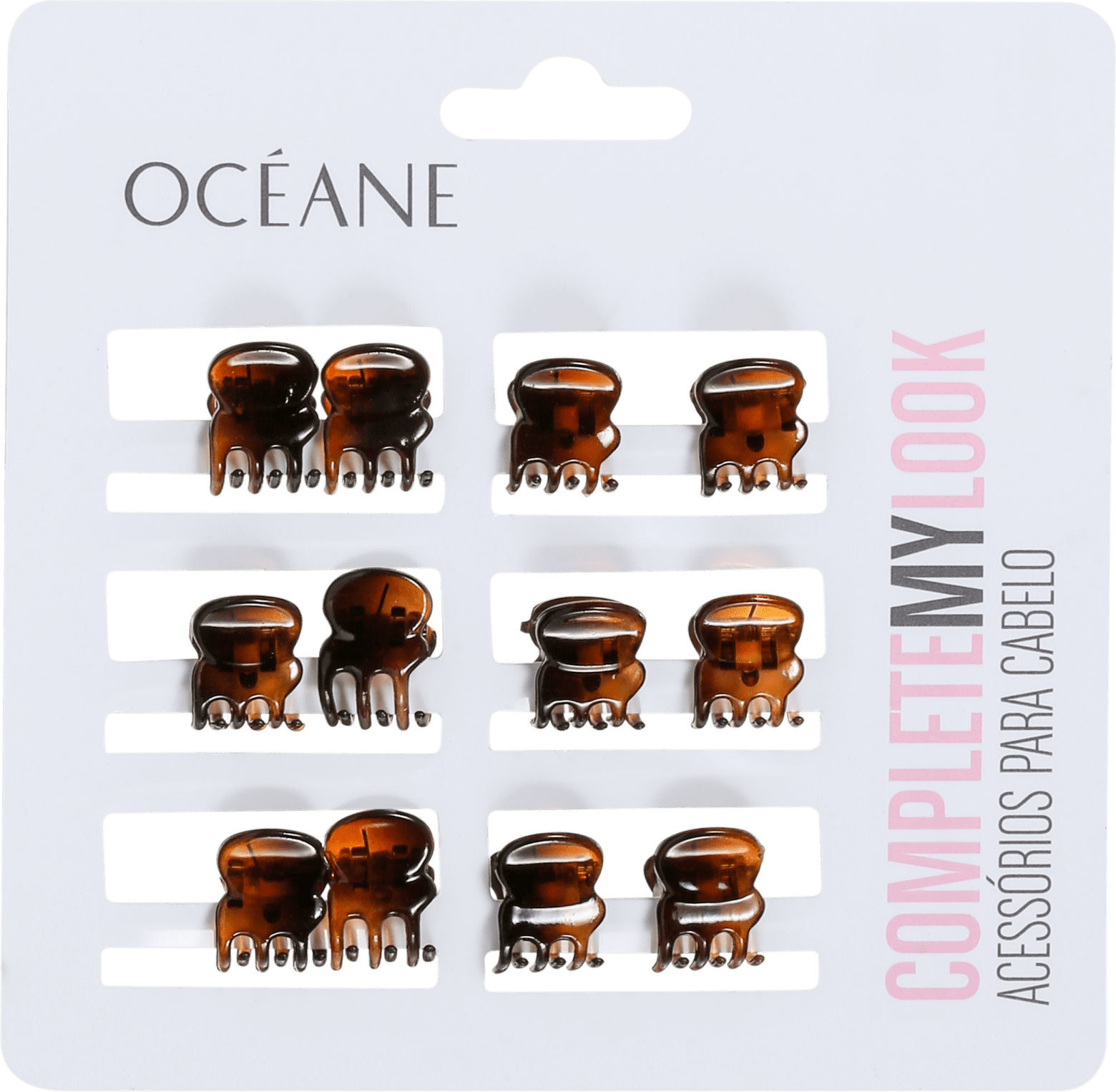 Océane Femme Complete My Look 144 Turtle Shell - Conjunto de Prendedores de Cabelo