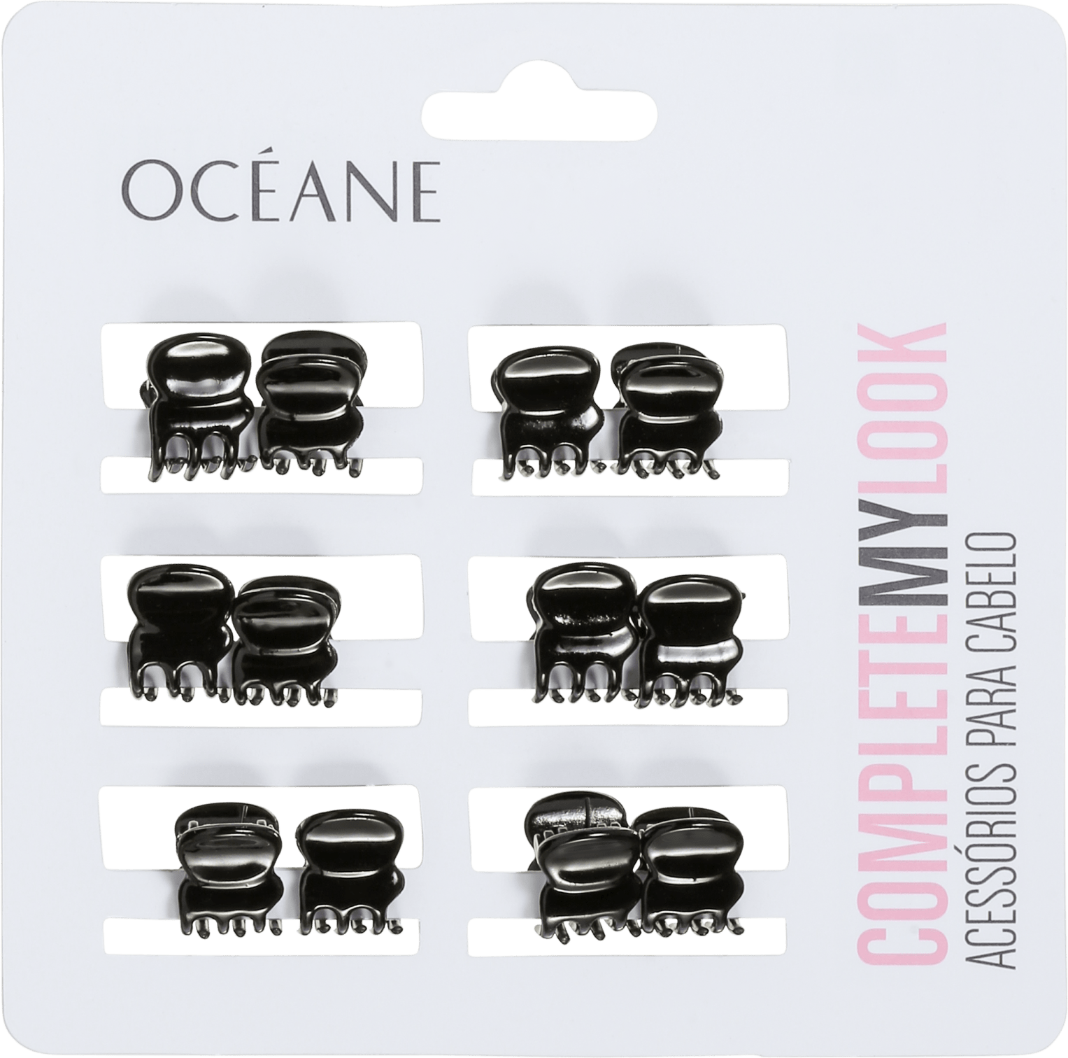 Océane Femme Complete My Look 149 Black - Conjunto de Prendedores de Cabelo