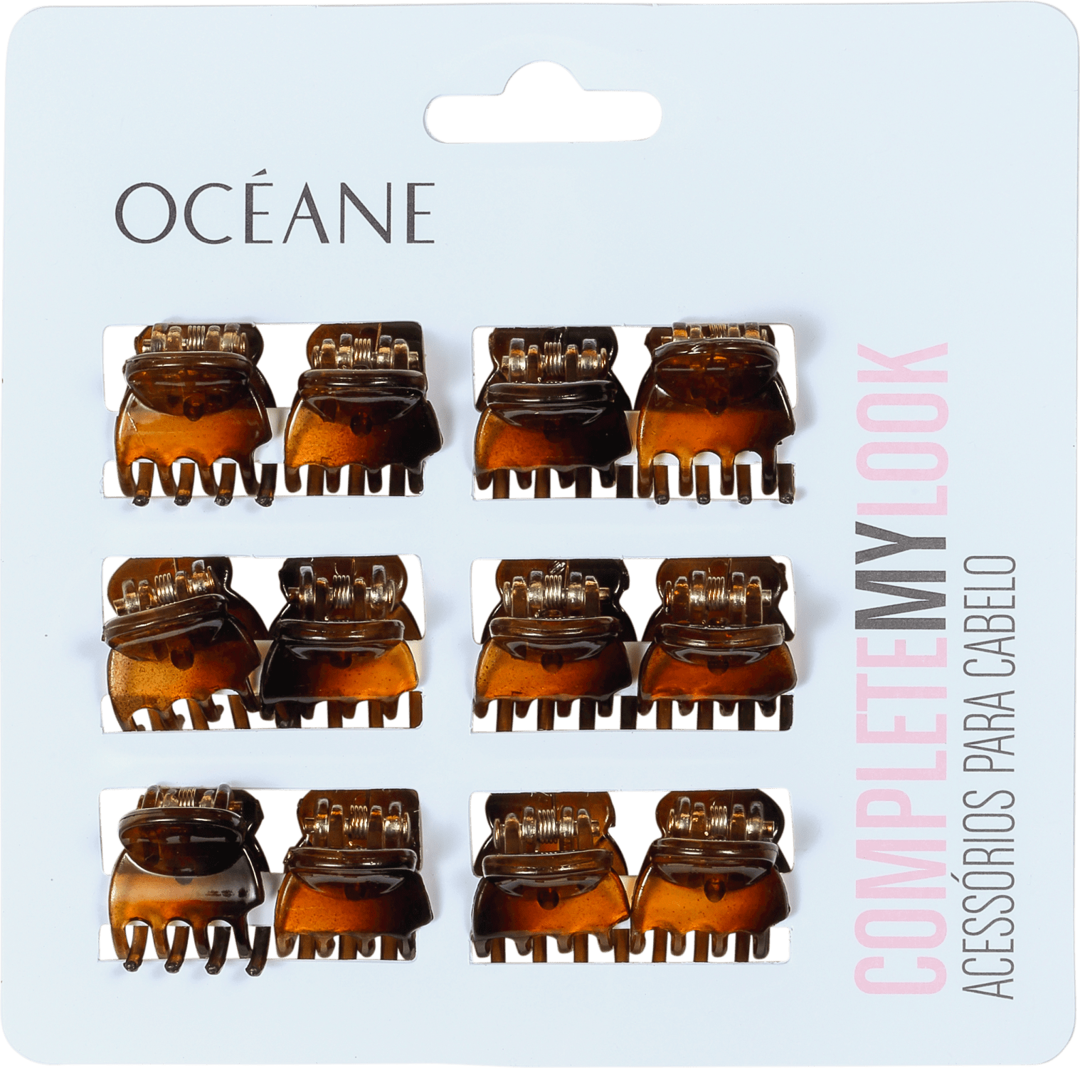 Océane Femme Complete My Look 147 Turtle Shell - Conjunto de Prendedores de Cabelo