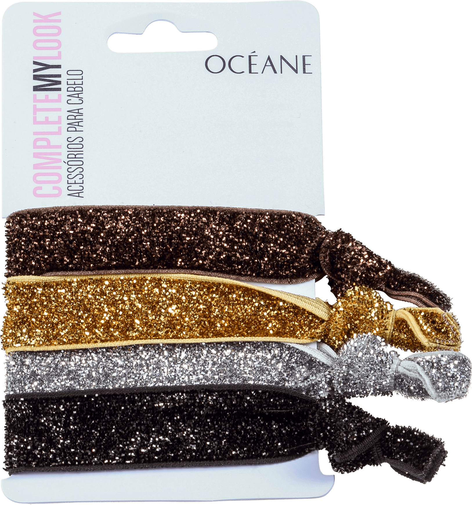 Océane Femme Complete My Look 131 Glam - Kit com Elásticos para Cabelo
